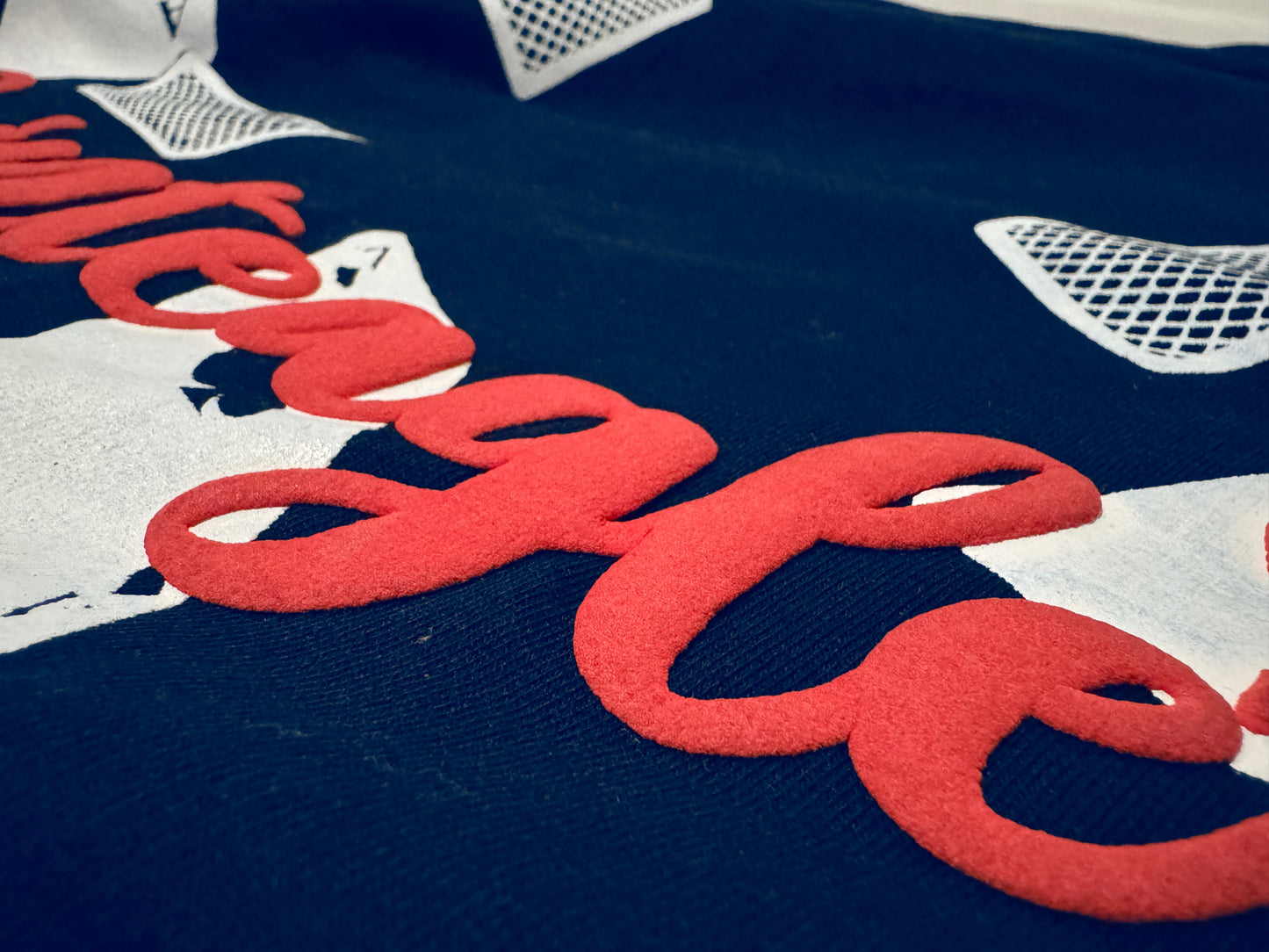 Navy Blue Cards Print Tshirt